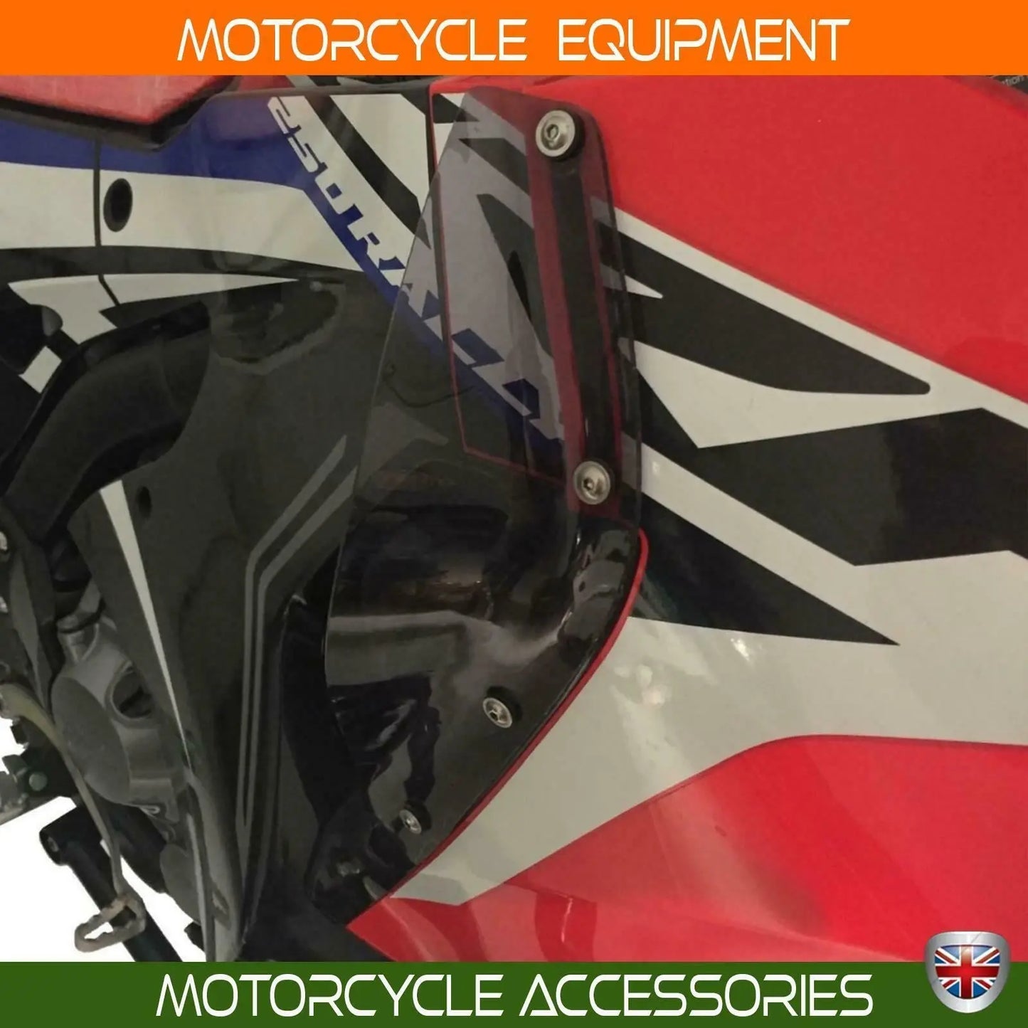 Honda CRF250 Rally Leg Guards Leg Wind Deflectors Smoke 17-20