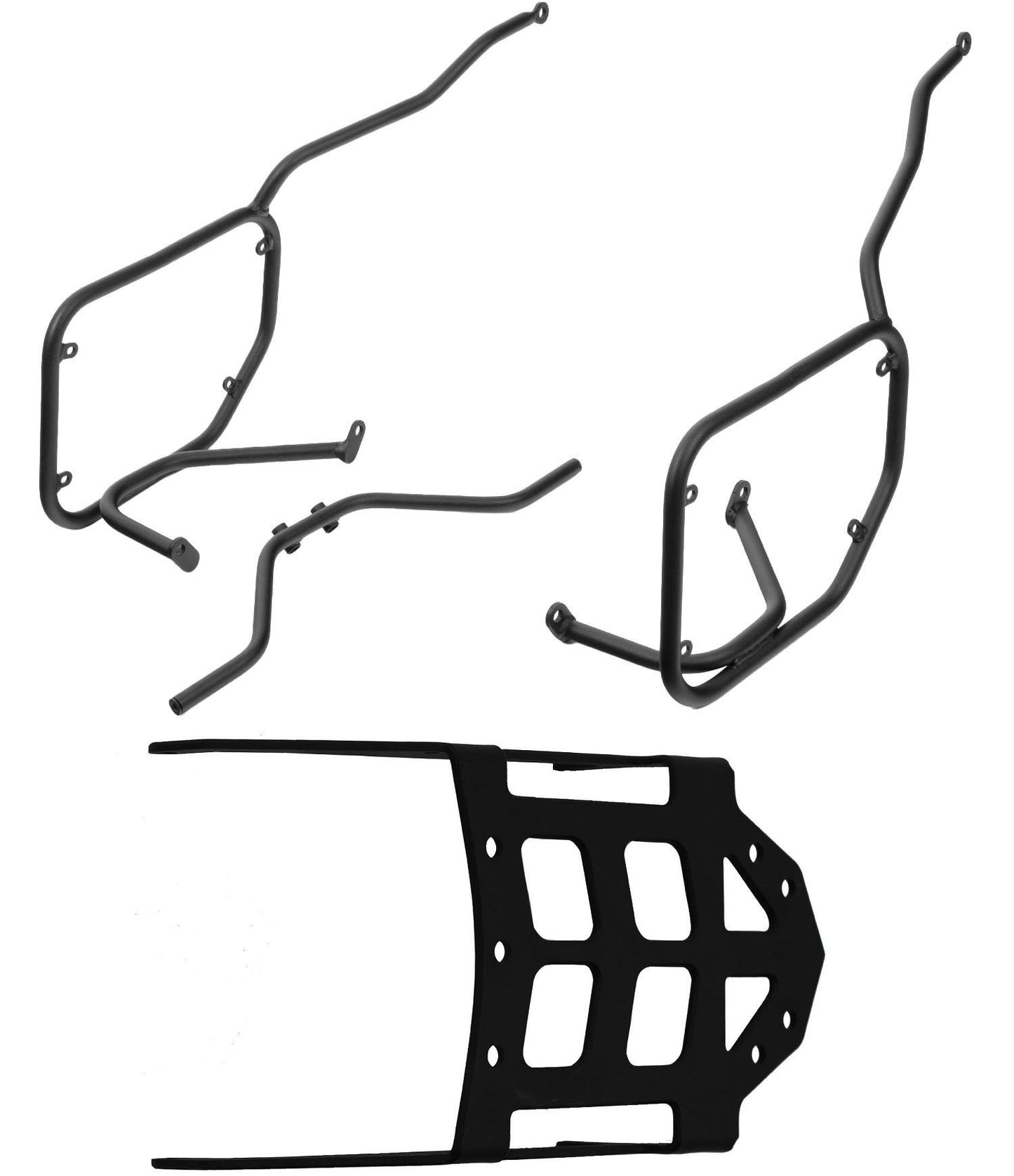 Honda CRF 250 RALLY pannier racks + top case rack full set