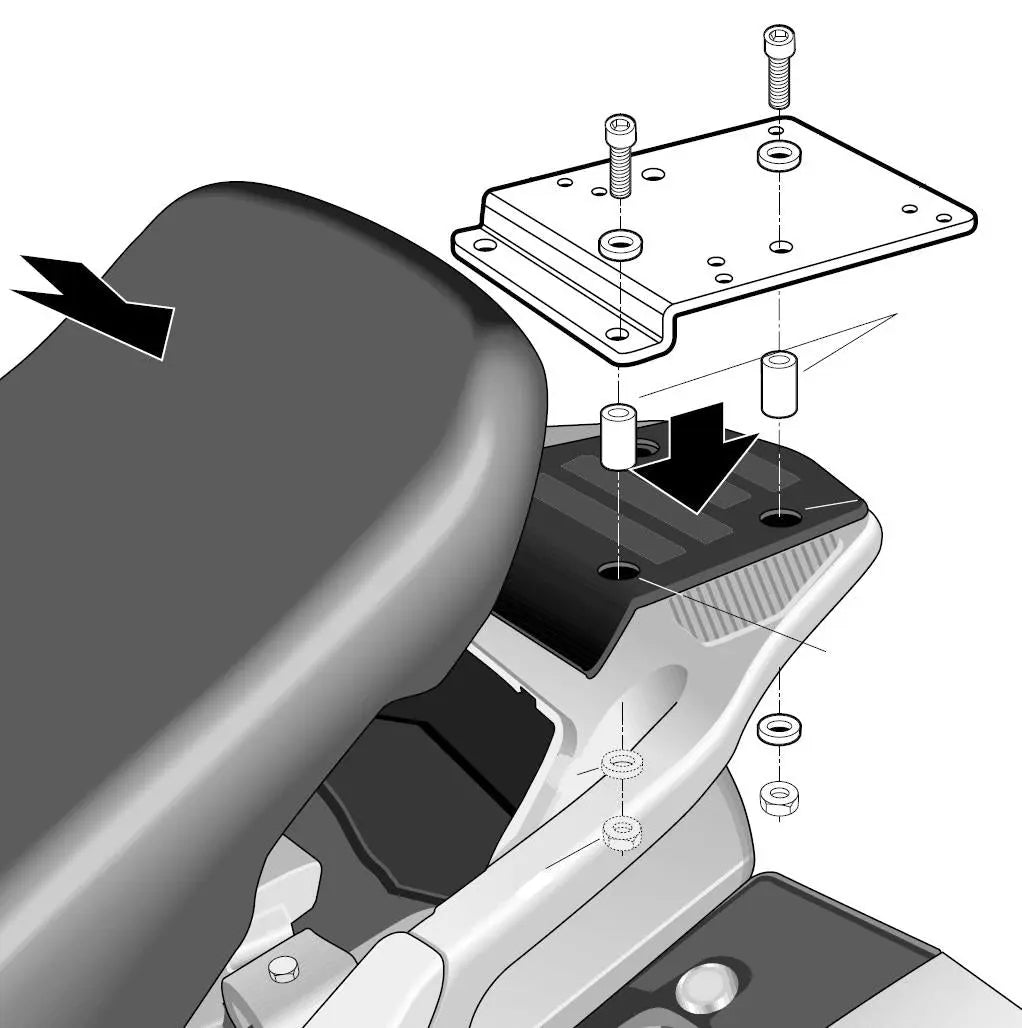Honda ST1300 Pan European rear rack carrier 2002-2012