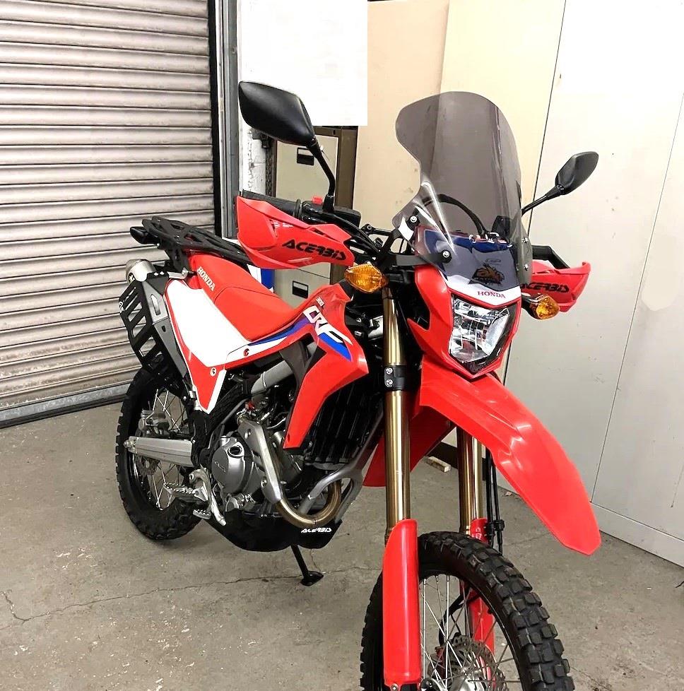 CRF250L CRF300L Windscreen 48 cm Smoke 2012-2026