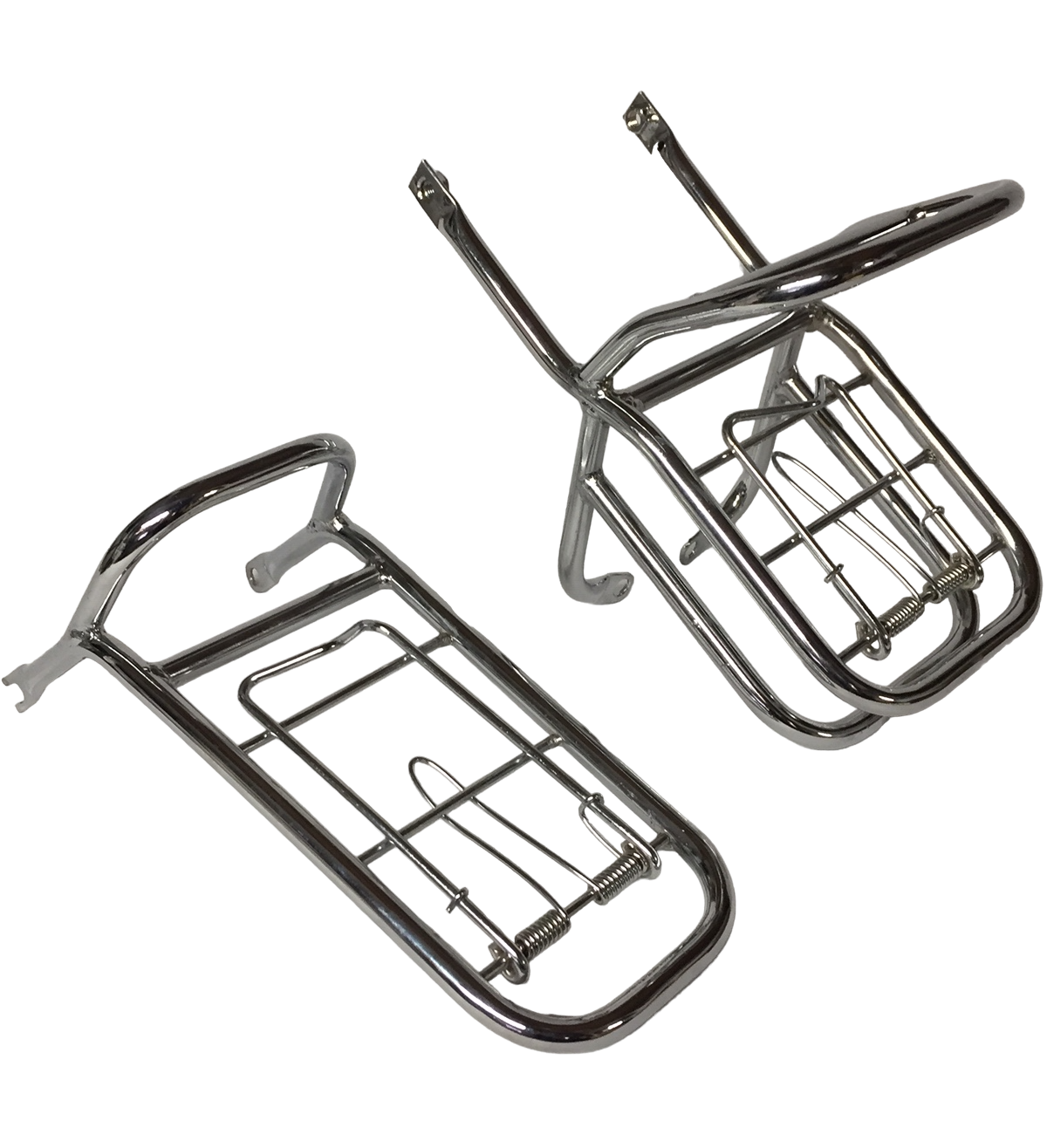 Honda Cub C90/C70/C50 rear and middle racks pair chrome coated 1983-2002