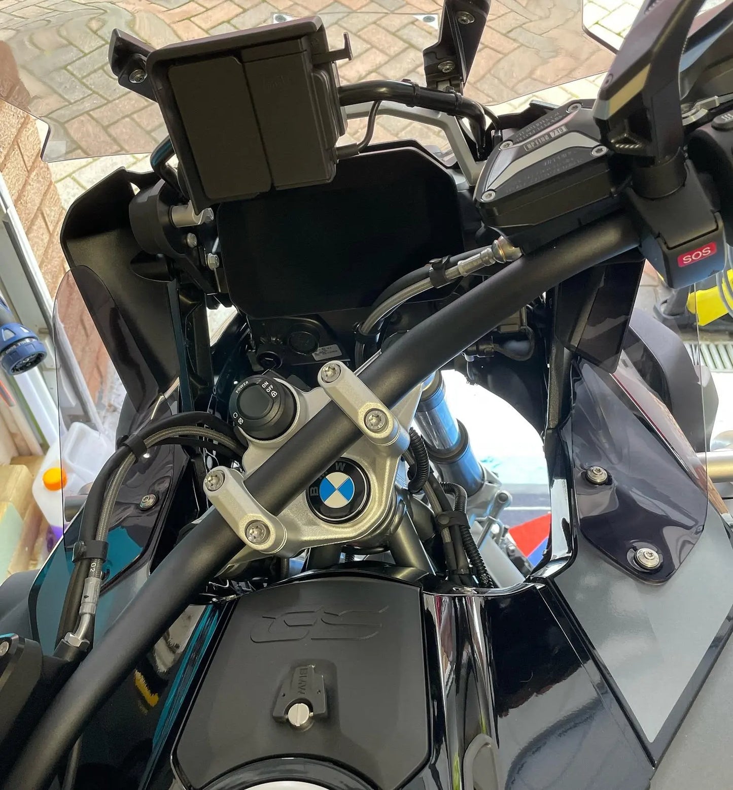 BMW R1200GS R1250GS side wind deflector set pair 13-23