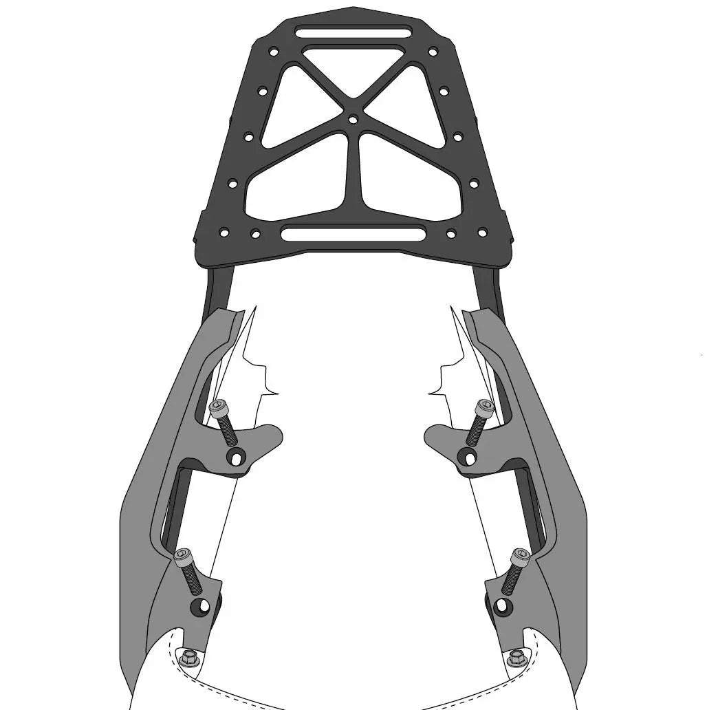 Honda NC750X Rear Rack NC750S NC700X NC700S Luggage Carrier 12-20 Only
