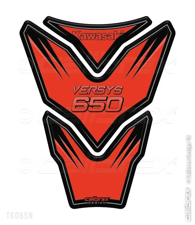 Kawasaki Versys KLE 650 Fairing Protection Set Red 15-21