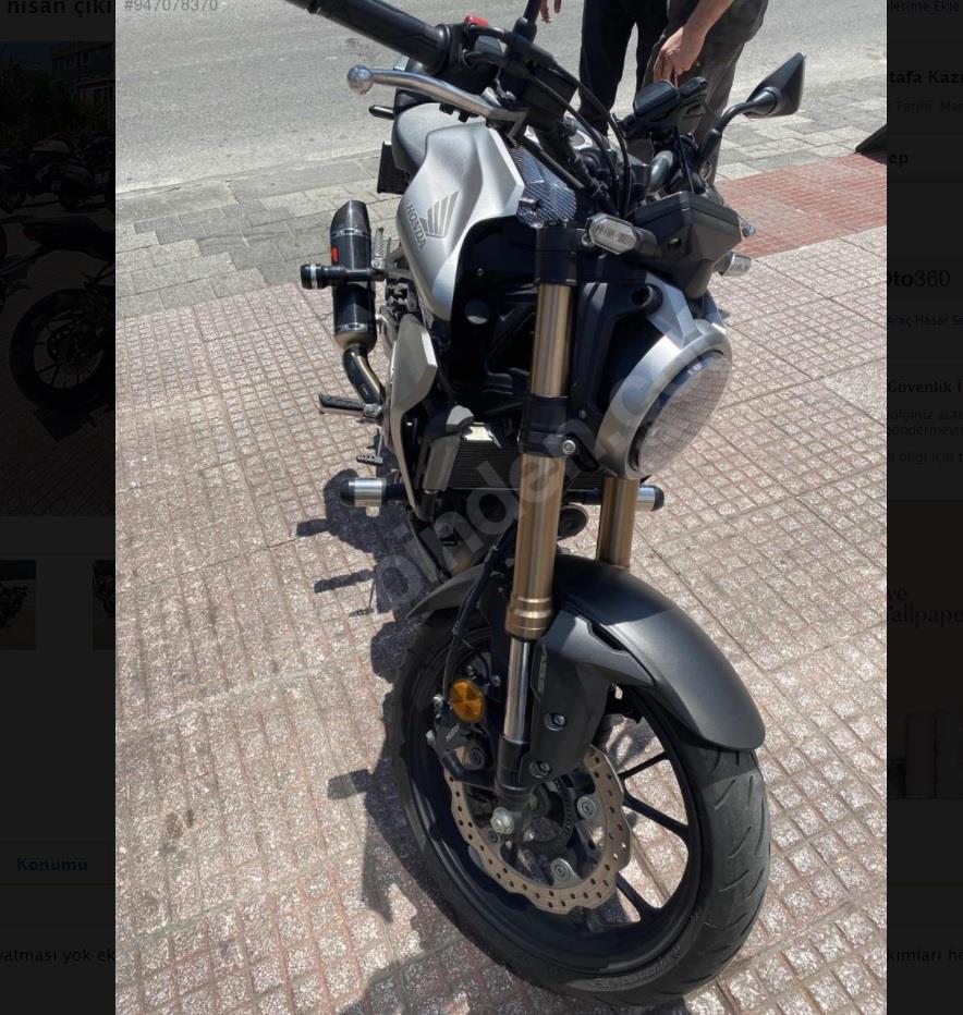 Honda CB300R exhaust guard slider protector 18-20