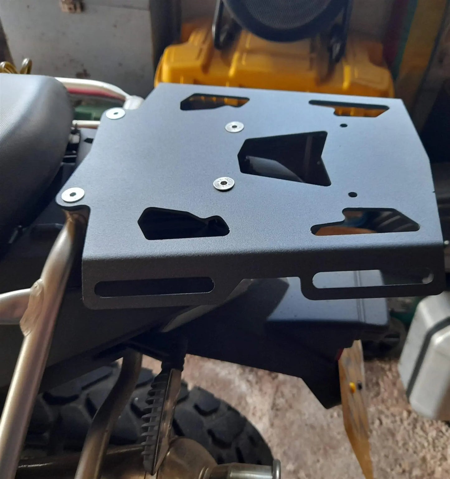 BMW F800 GS rear luggage rack top box carrier 2008-2017