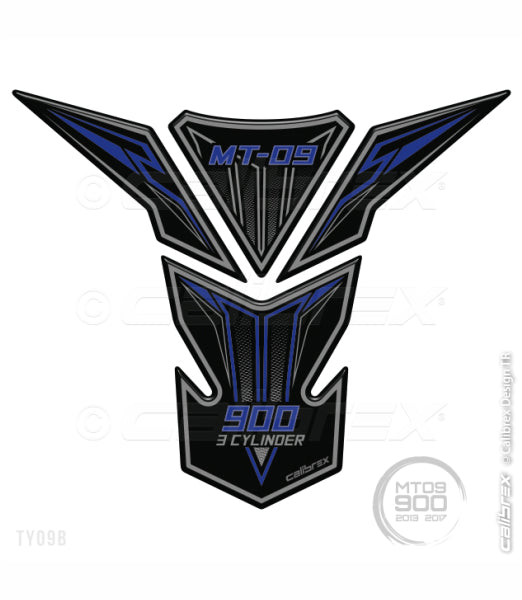 YAMAHA MT09 BLUE FAIRING PROTECTION SET 13-20