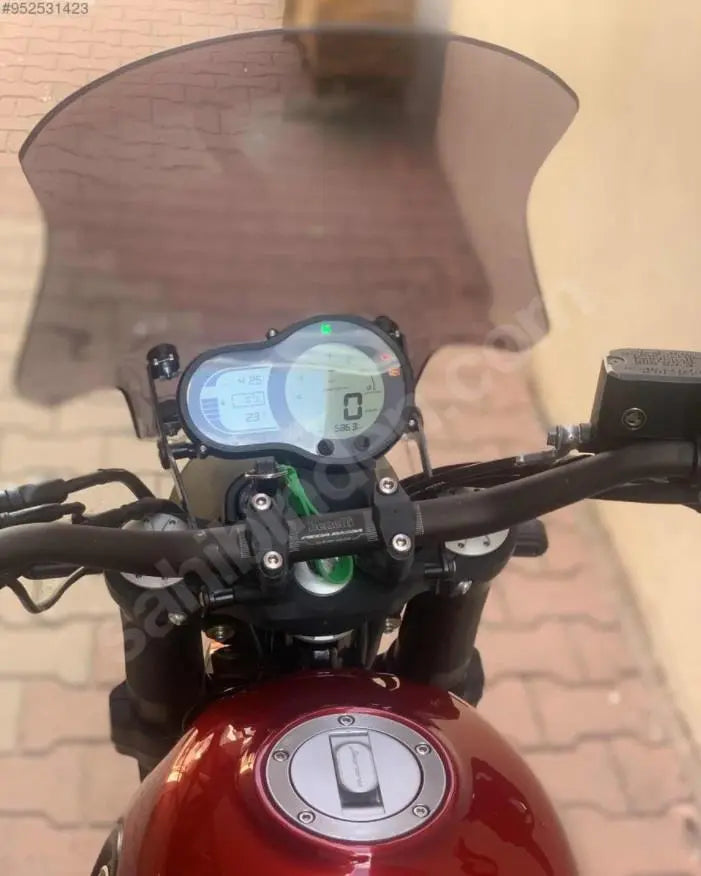 Benelli Leoncino 500 windscreen 49 cm smoke 2017-2024