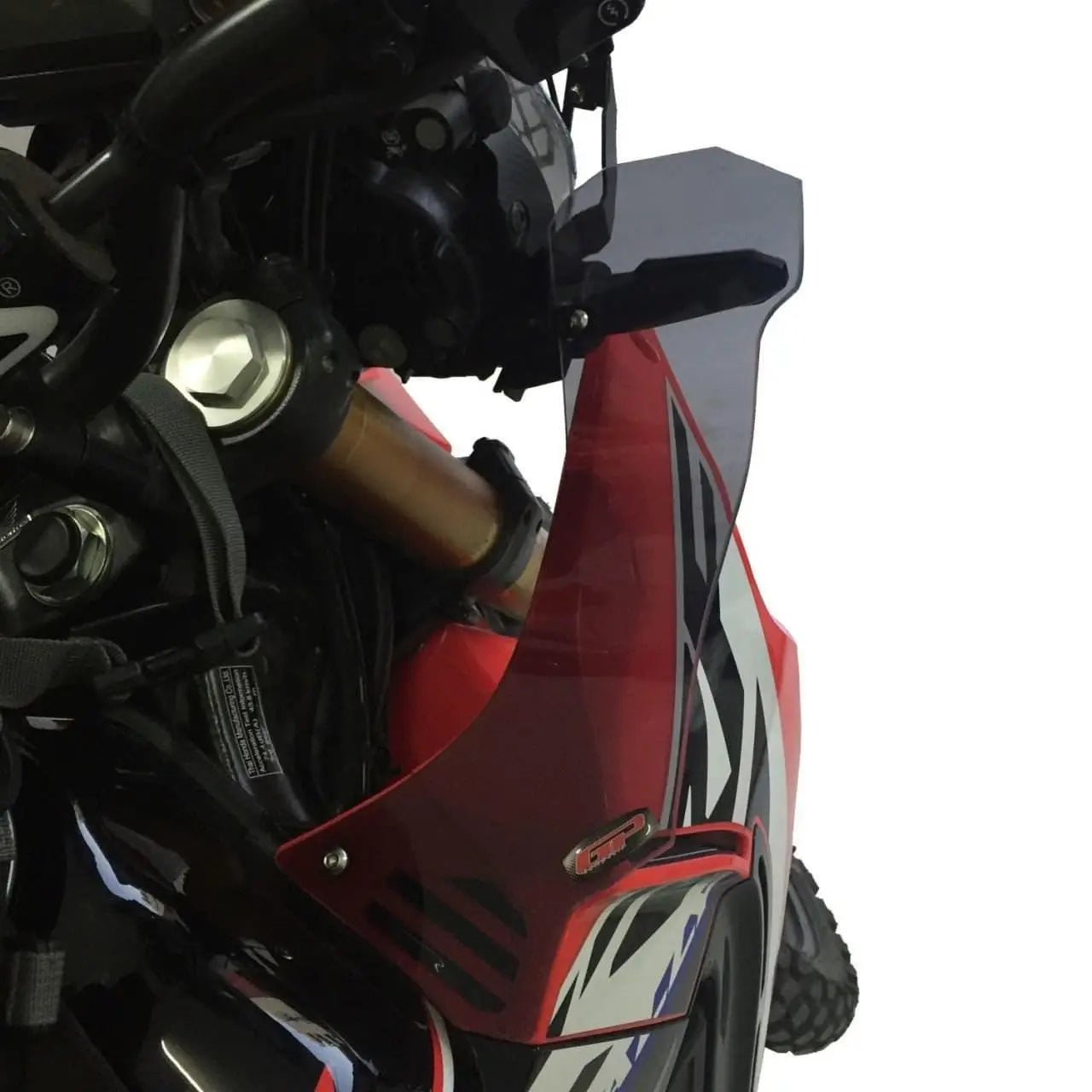 Honda CRF250 Rally Side Wind Deflectors Smoke