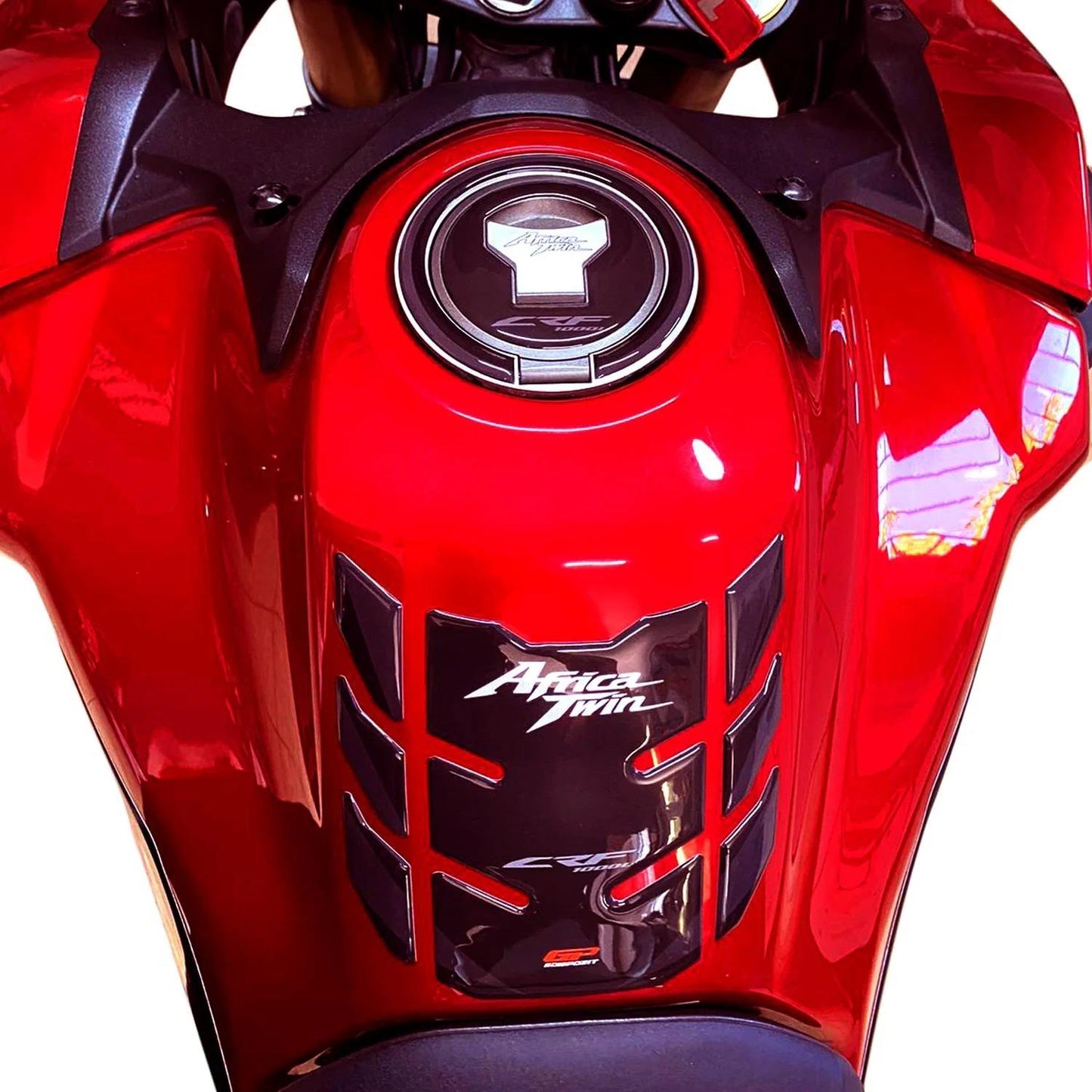 CRF1000L ADV Africa Twin Adventure Tank Pads/Knee Pads Set Blue/Red