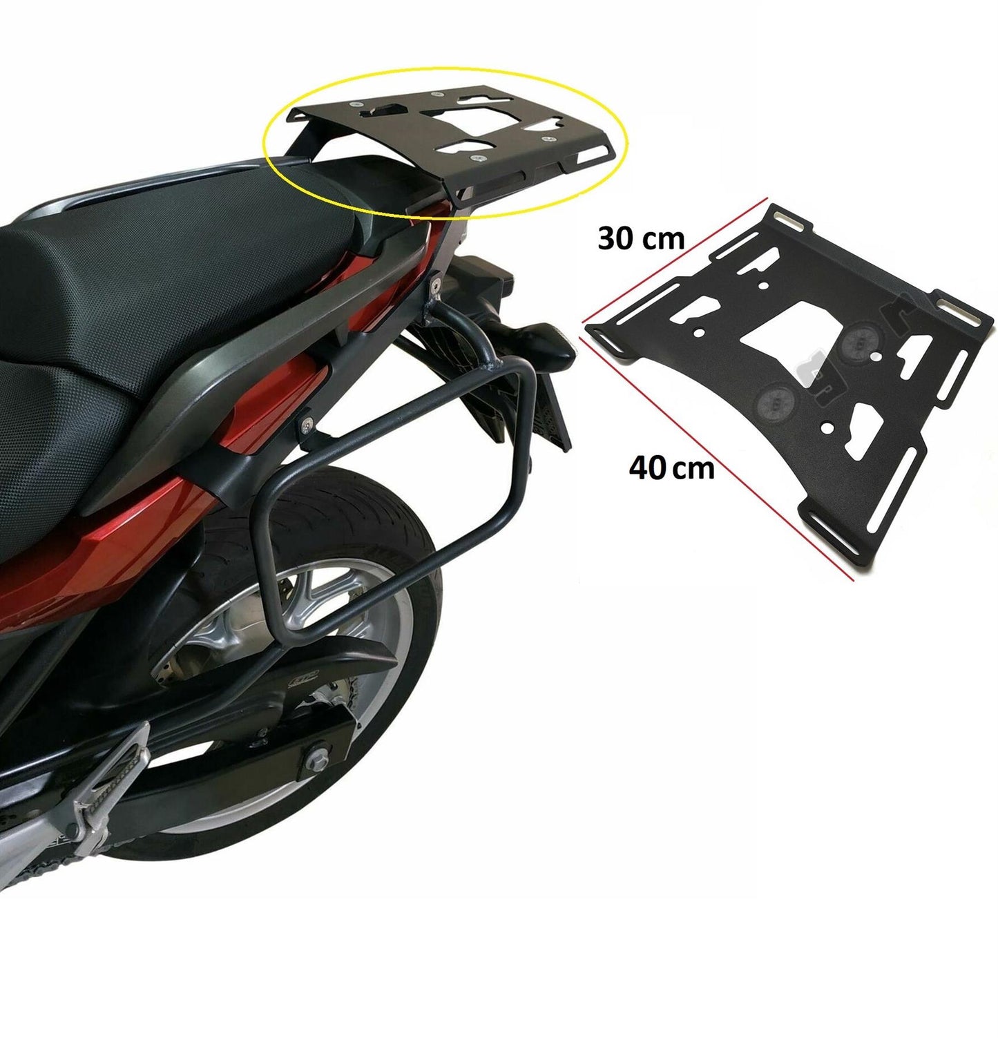 HONDA NC750X pannier racks and rear rack set 2012-2023