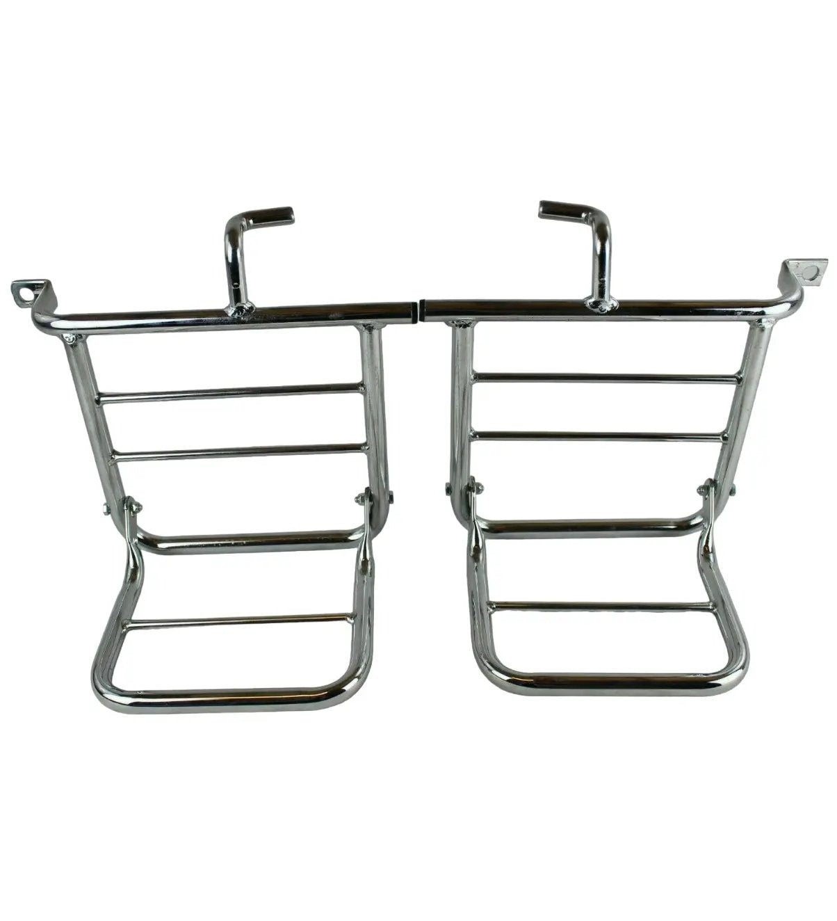 Yamaha YBR 125 pannier racks 2011-2017 chrome-coated