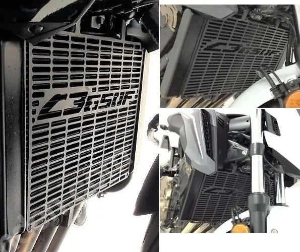 Radiator Guard for Honda CB650F 2014-2019 – Black Aluminum