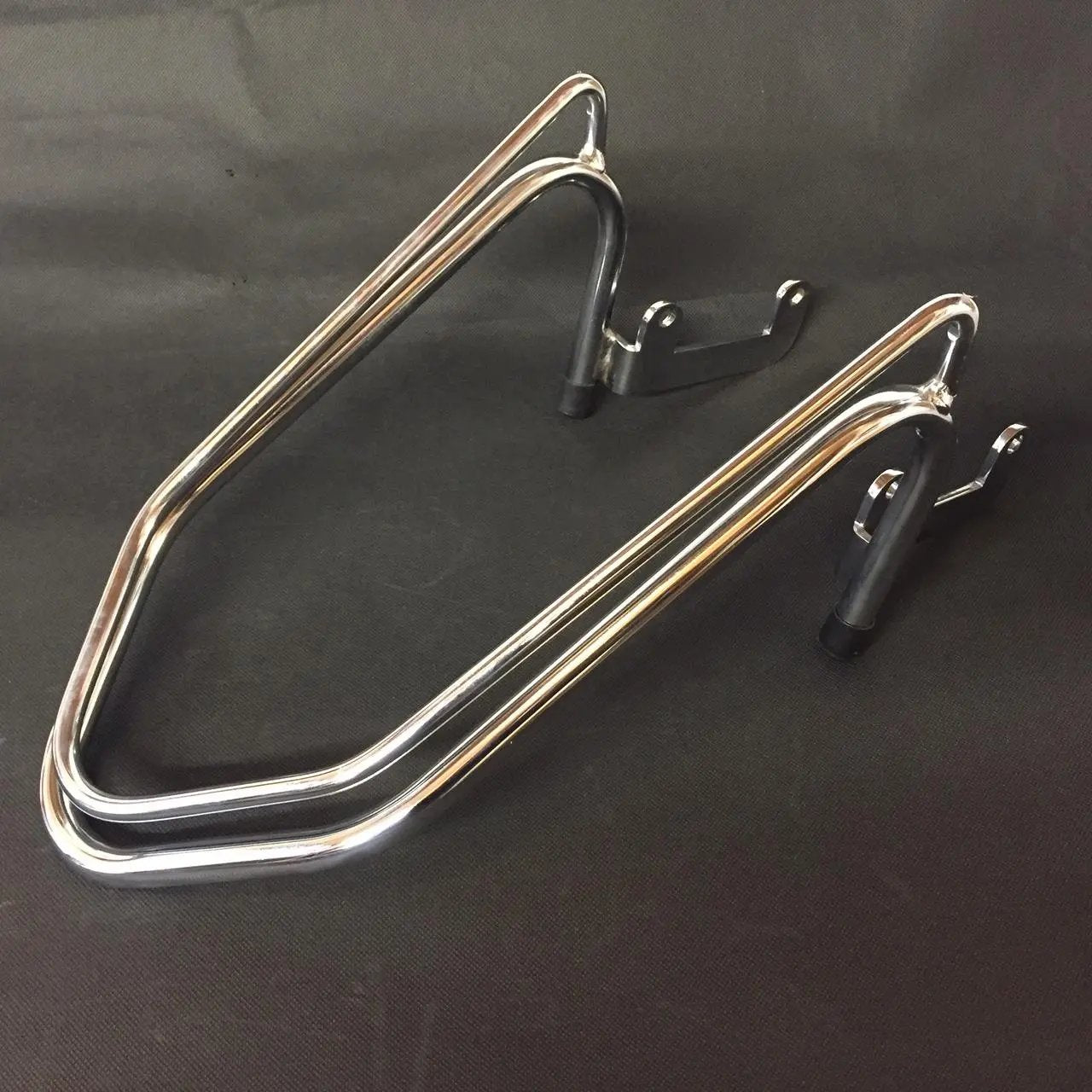 Yamaha XVS 1300 Midnight Star front fender chrome bumper trim rail
