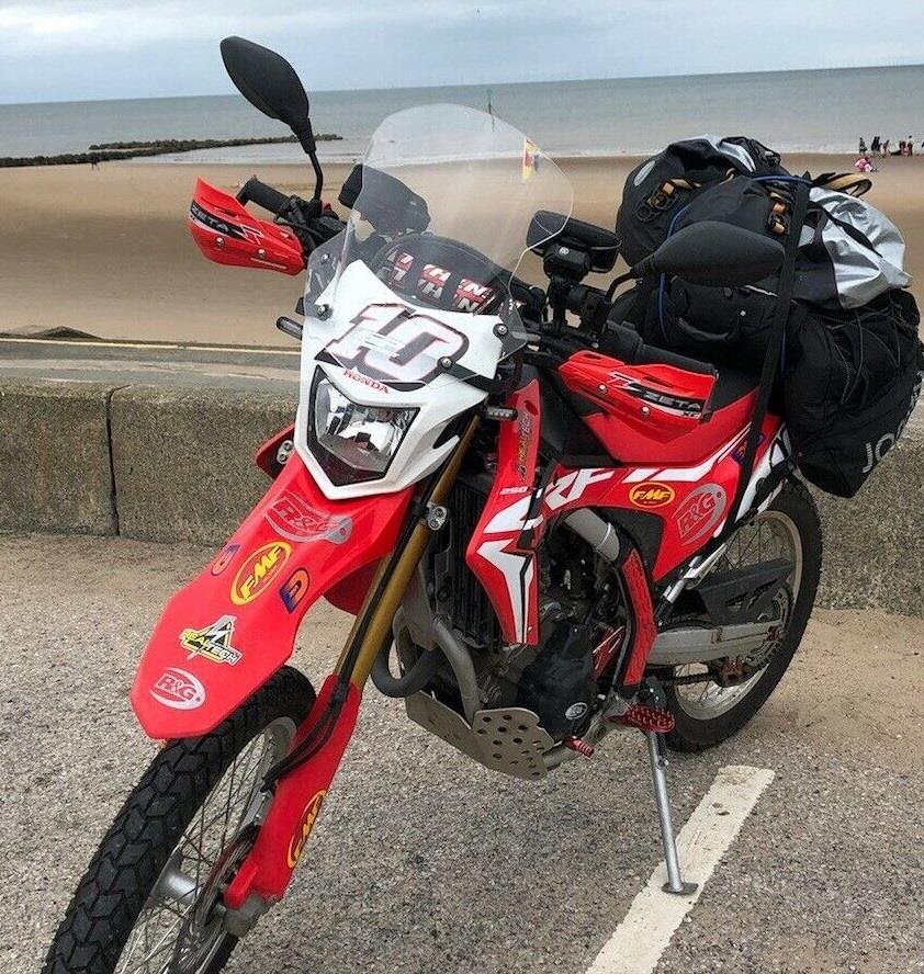 Windscreen for Honda CRF300L/250L 41 cm Clear 2012-2024