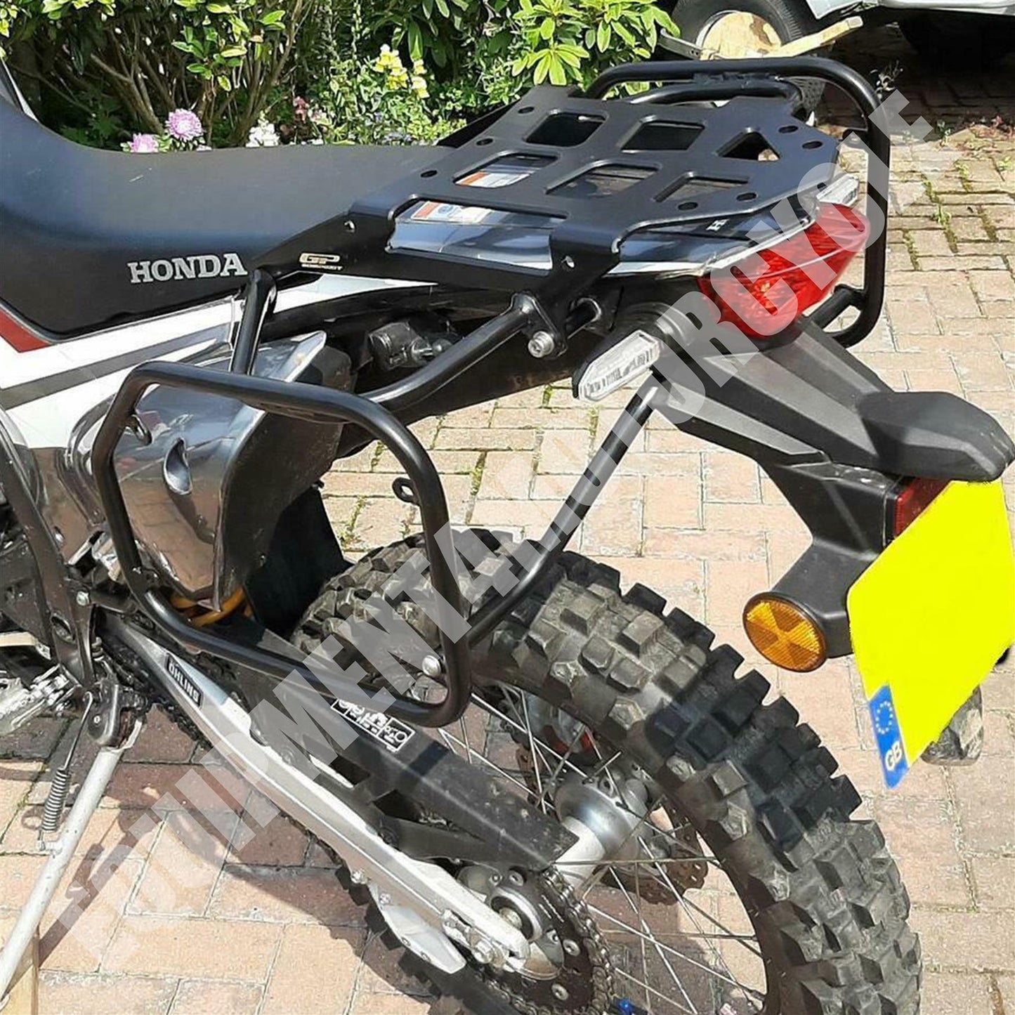 Honda CRF 250 RALLY pannier racks + top case rack full set