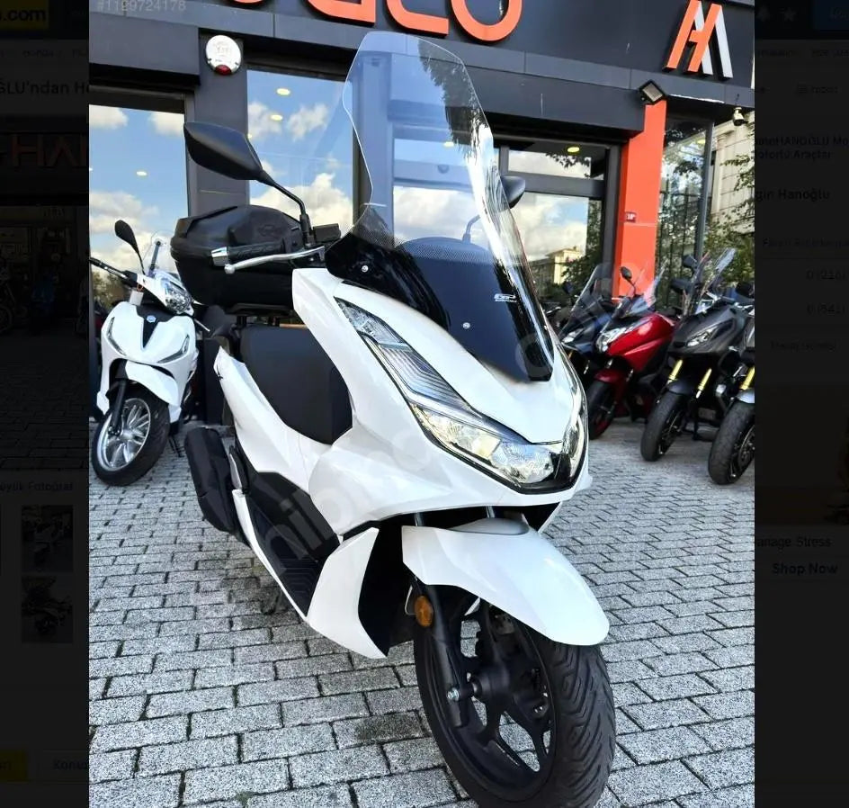 Honda PCX125 Windscreen Tall Clear for 2021-2024