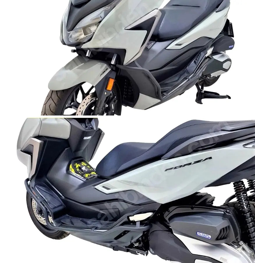 Honda Forza 300/350 crash bars pair+exhaust guard set 18-22 ONLY