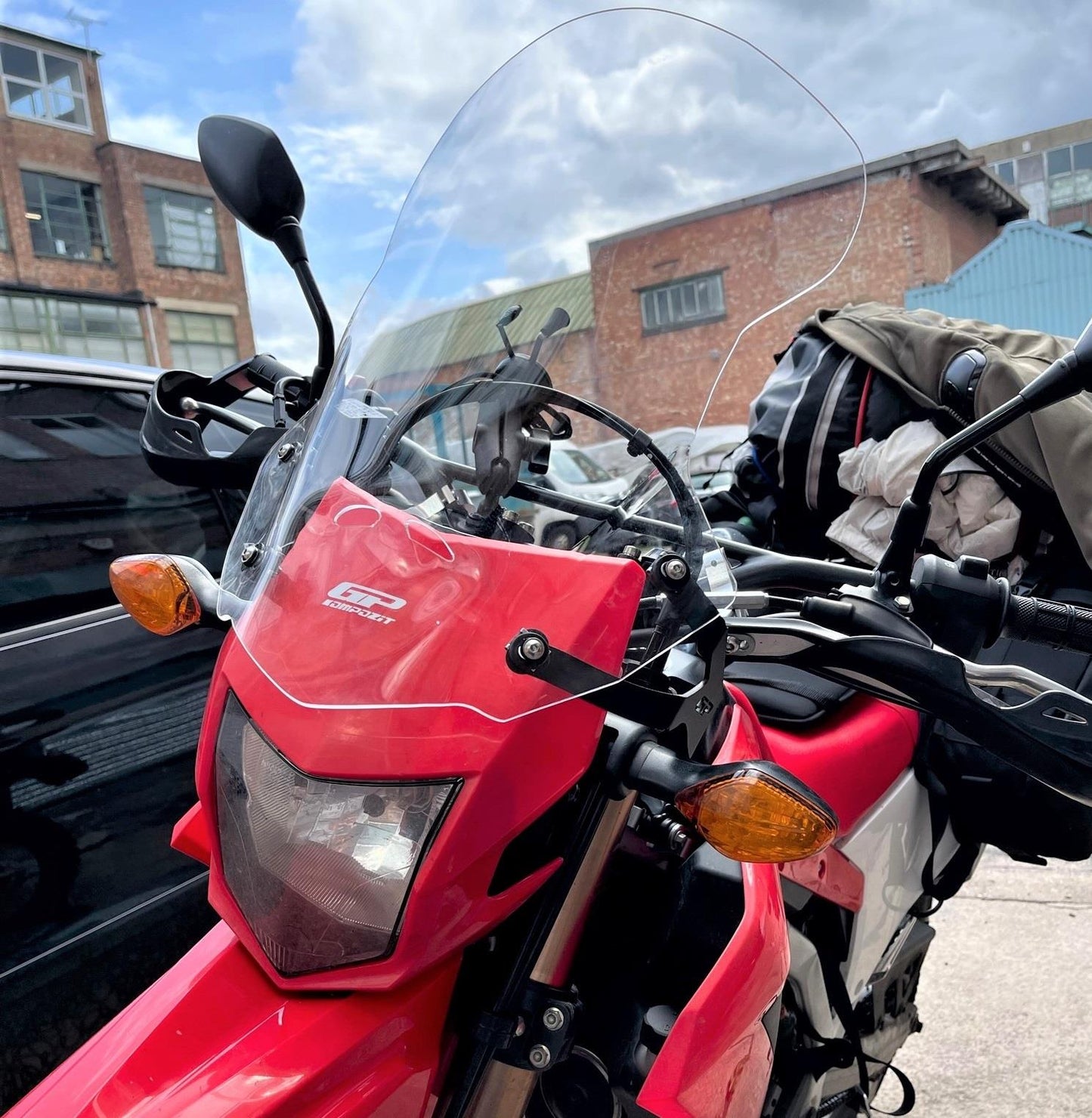 Windscreen for Honda 250L Clear 48 cm