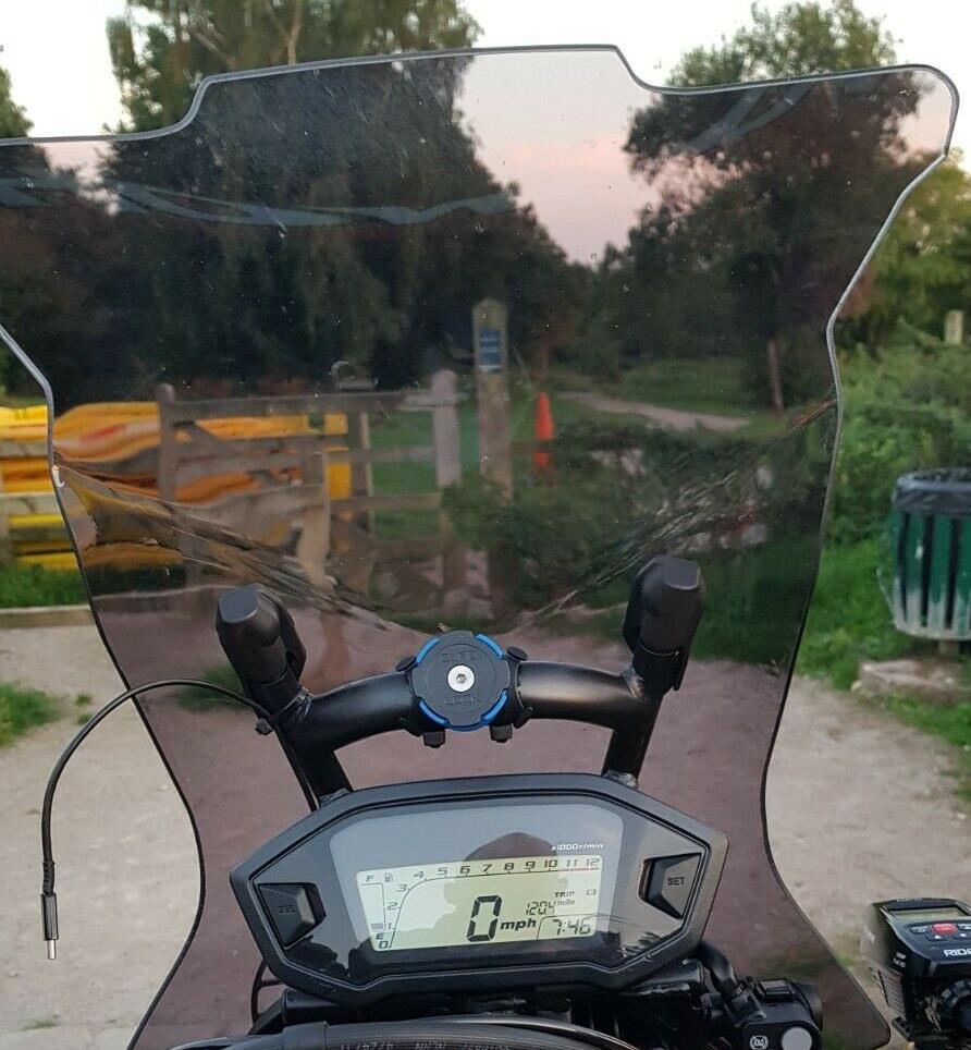 Windscreen for Honda CRF 300/250 Rally 59 cm Smoke 2017-2025