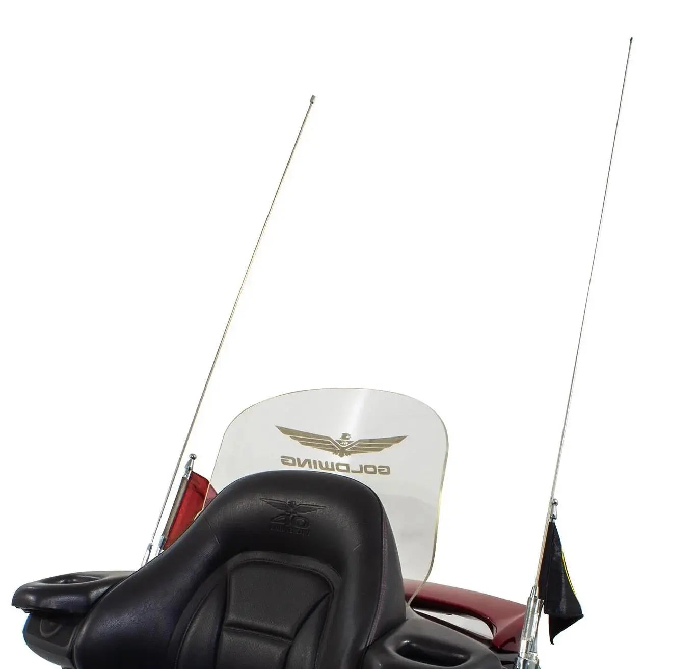 Honda Gold Wing flag pole antenna 123 cm chrome tall 2001-2017