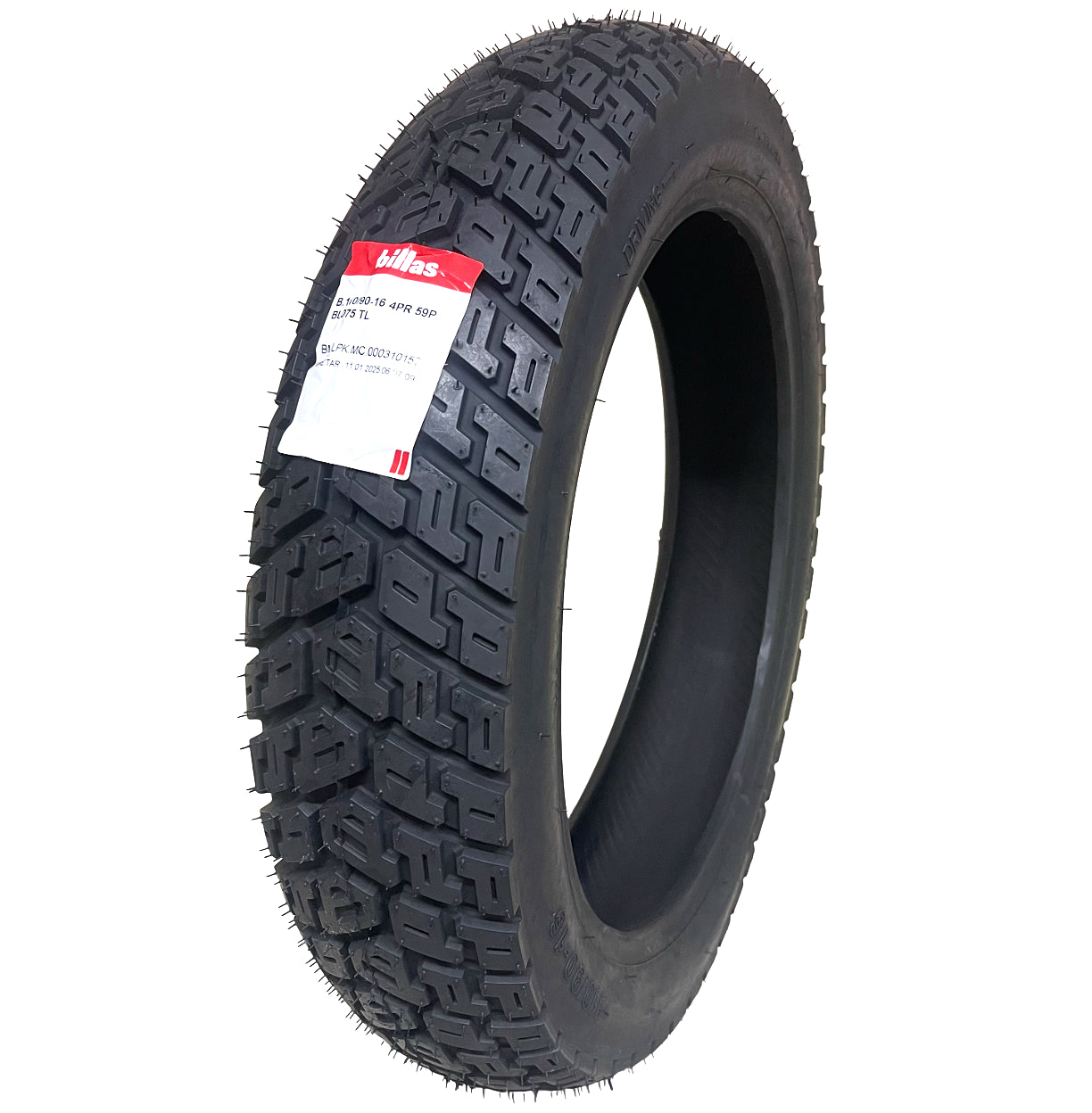 110/90-16 59P Motorcycle Tyre All Grip Universal Billas E-MARKED Year 2025 Tubeless