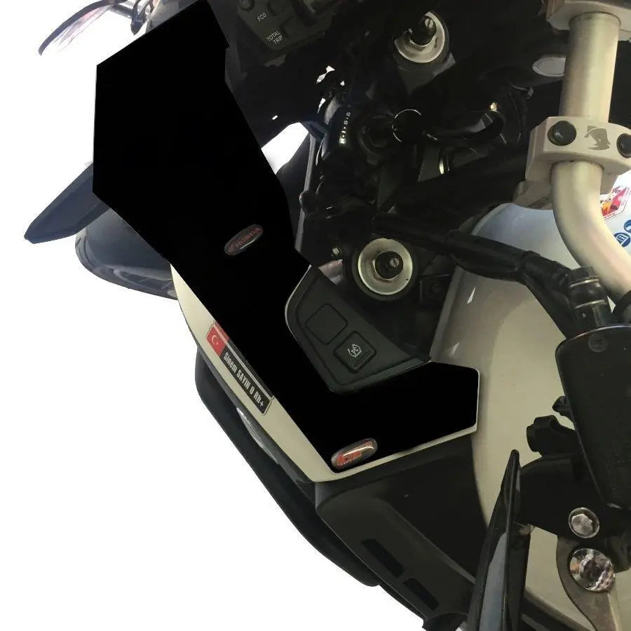 Honda VFR 1200X Crosstourer Side wind deflectors set 2012-15 dark smoke