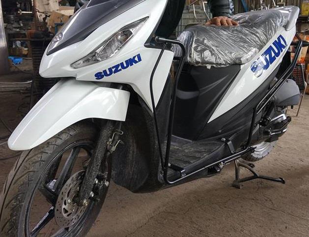 Suzuki Address full fairing guard crash bar cover bumper protector