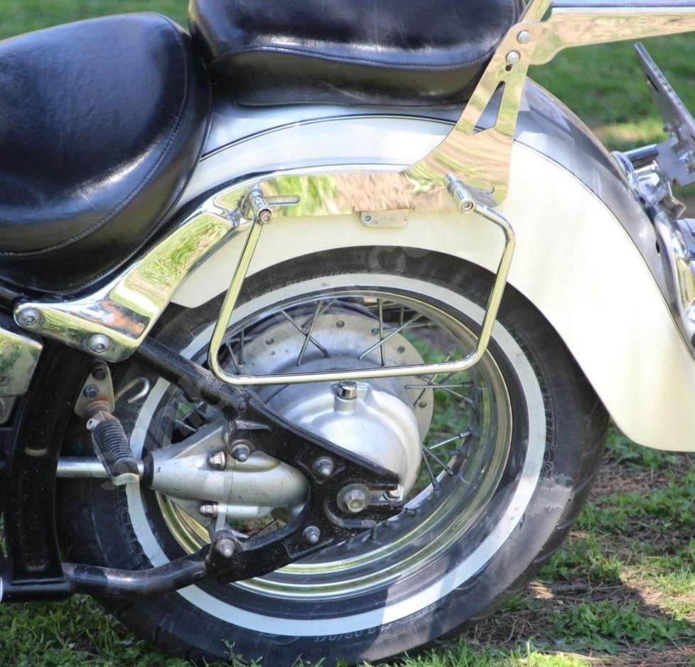 Yamaha Drag Star XVS 650 Classic pannier rack saddle bag support 1997-2012