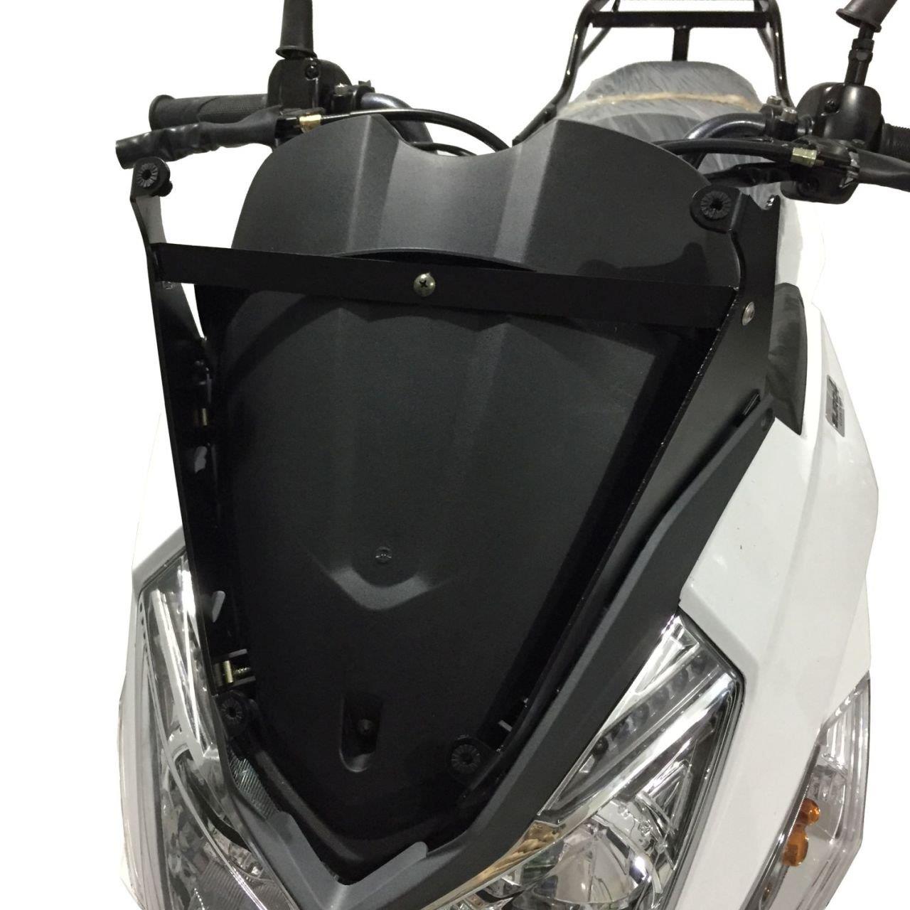 SYM JET14 50-125-200 smoke 65 cm windscreen covers hand 17-21