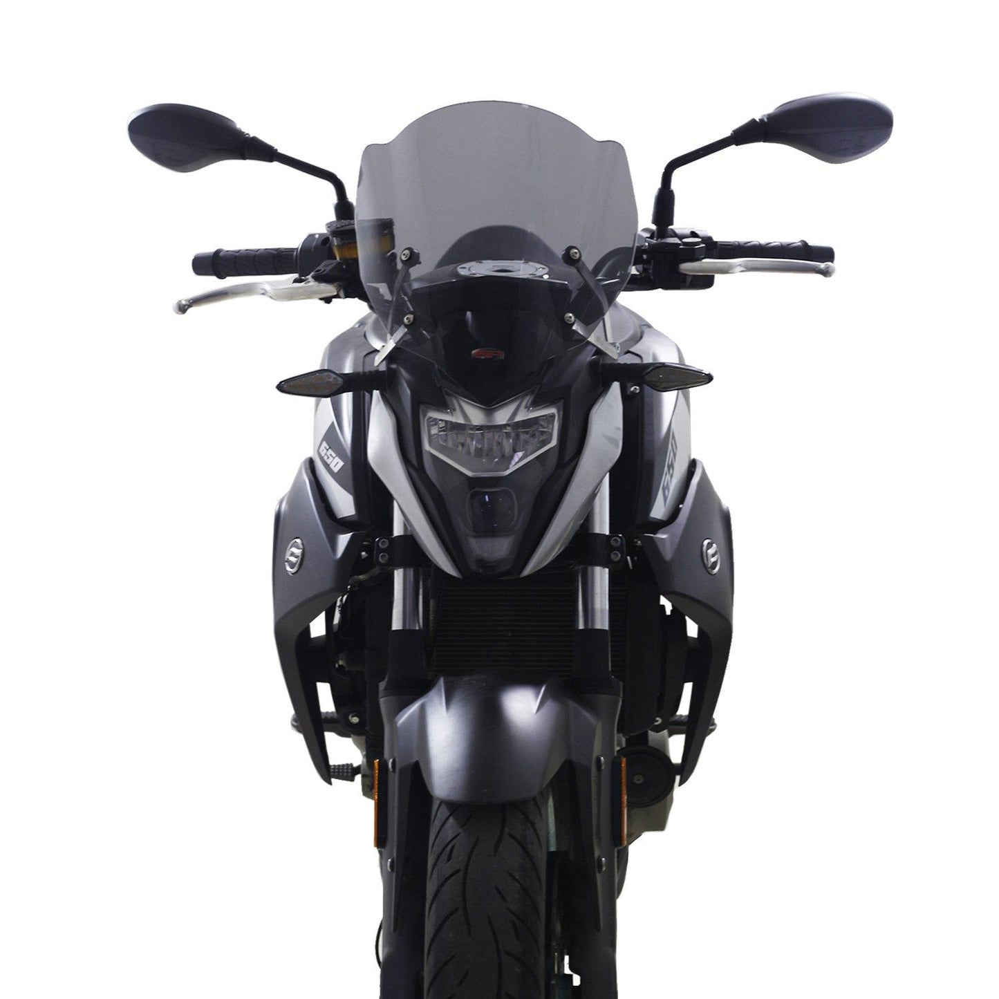 CF MOTO 650NK 400NK smoke 34 cm windscreen 18-21