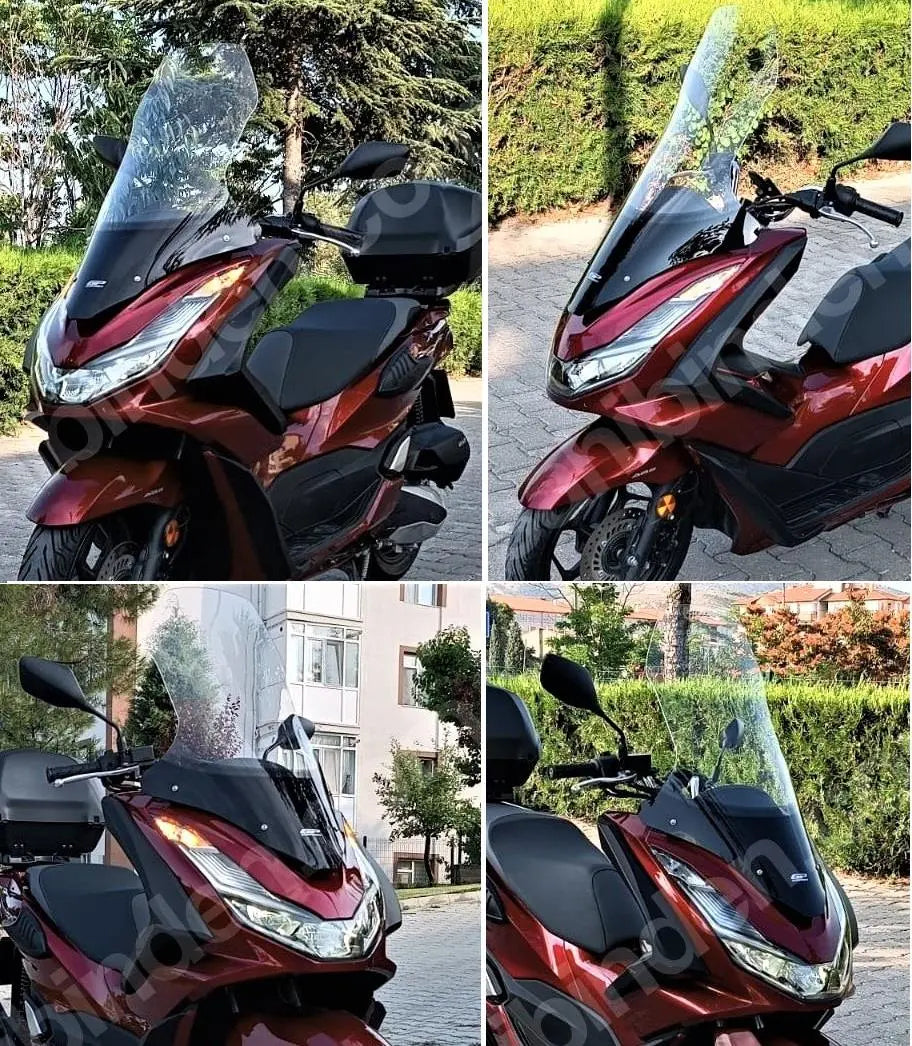 Honda PCX125 Windscreen Tall Clear for 2021-2024