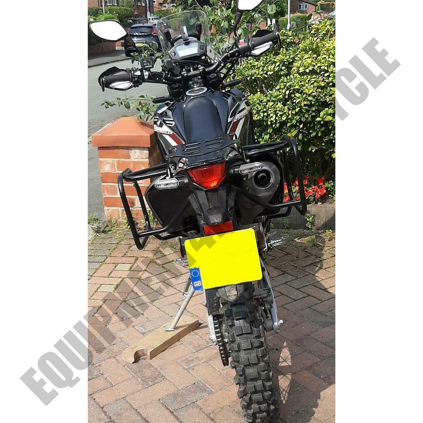Honda CRF 250 RALLY pannier racks + top case rack full set