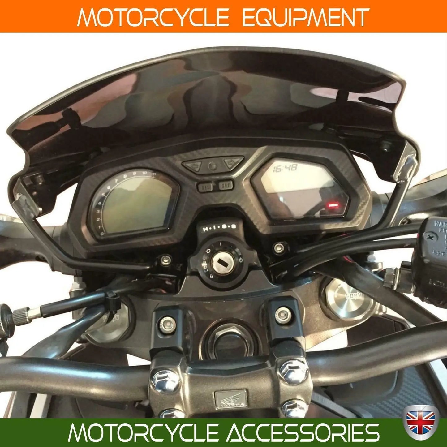 Honda CB 650F windscreen smoke 2014-16 ONLY