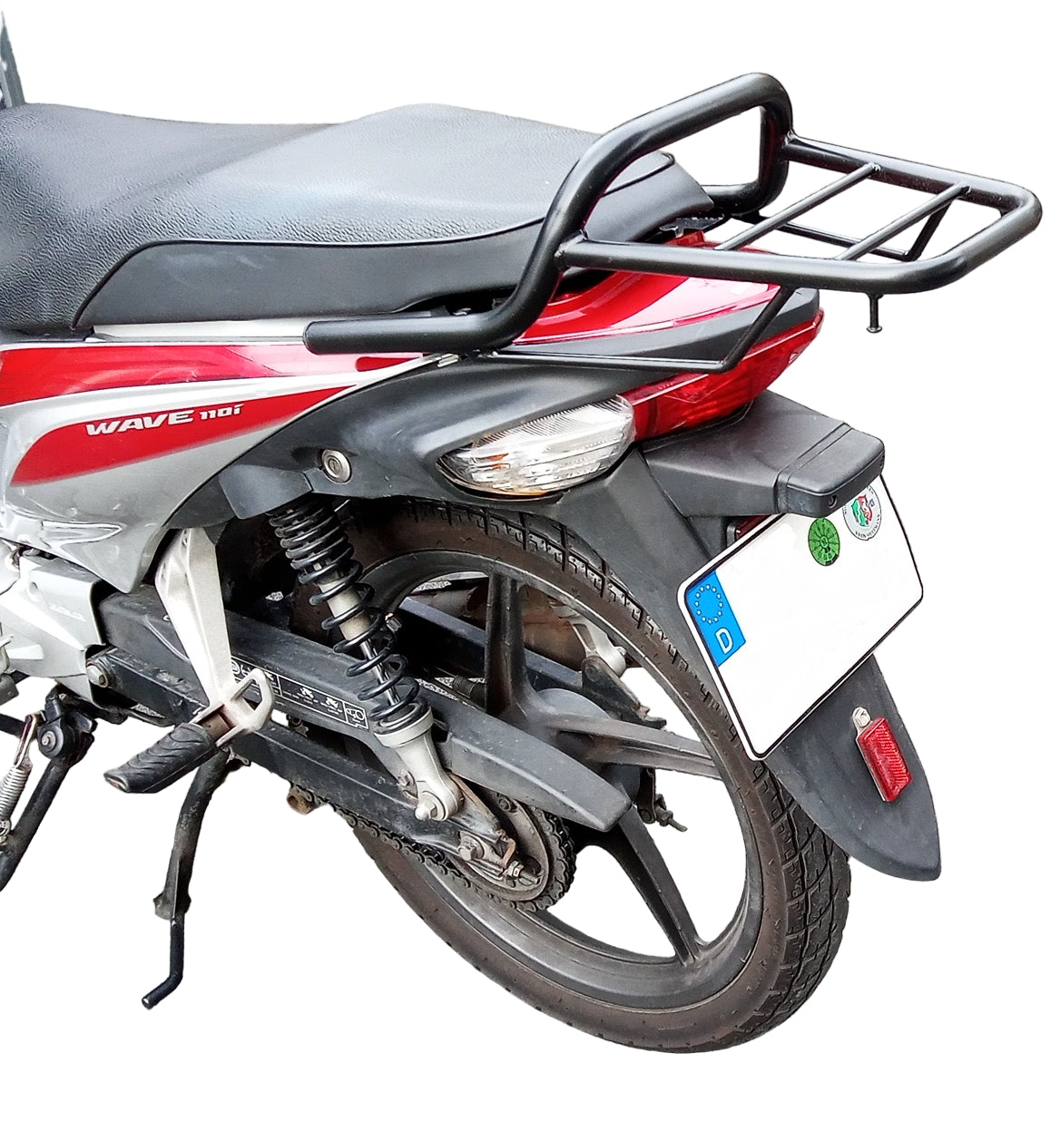 Honda Wave 110 AFS 110I rear + middle center rack pair luggage carrier set