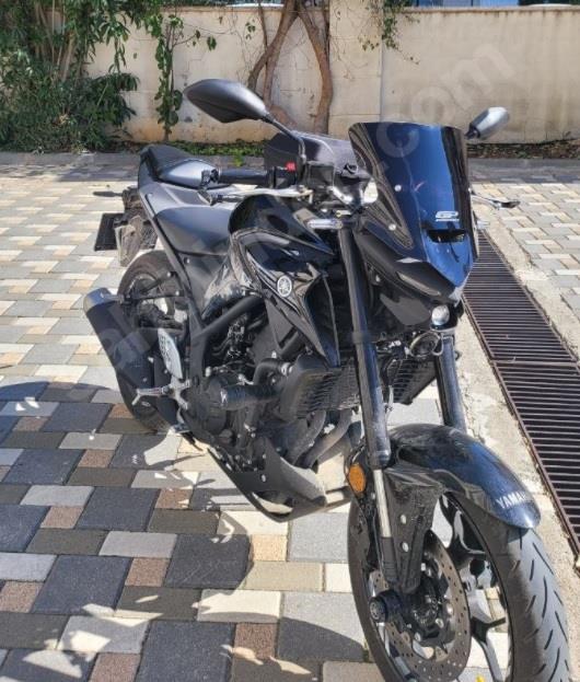 Yamaha MT03 windscreen dark smoke 37 cm 2020-24