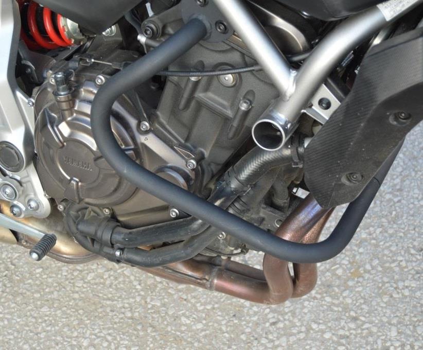 Yamaha MT07 engine guard and slider set