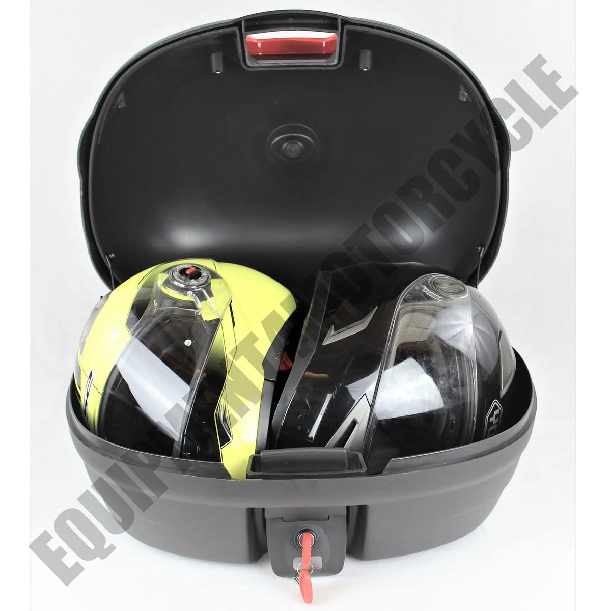 KTM DUKE rear rack luggage carrier + 46 LT TOP CASE SET - ALL IN ONE