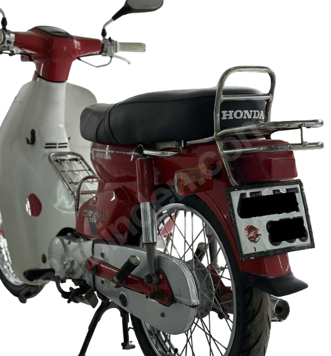 Honda Cub C90/C70/C50 rear and middle racks pair chrome coated 1983-2002