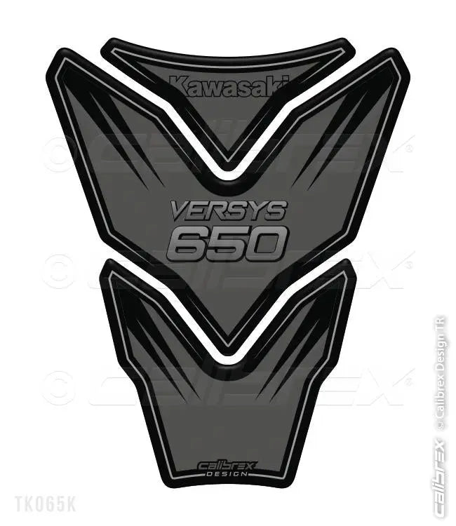 Kawasaki Versys KLE 650 Fairing Protection Set Dark Grey 15-21