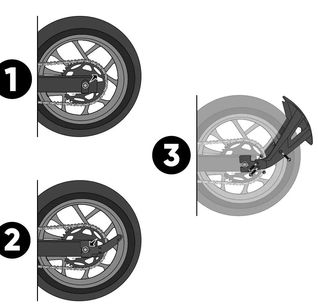 Honda NC750X splash guard rear fender 12-25