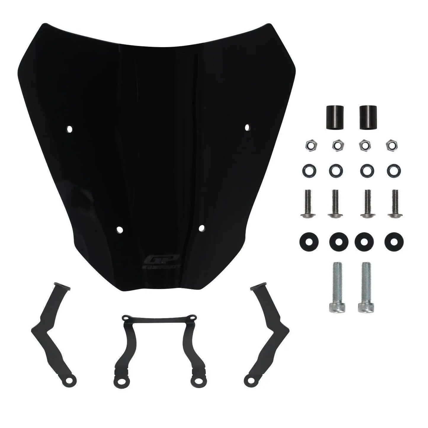 CFMOTO CL-X windscreen mounted, 27 cm in height