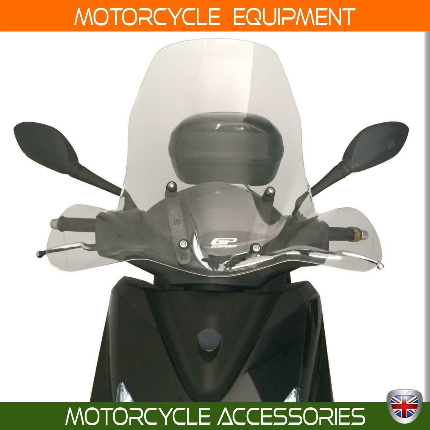 Yamaha Xenter 125/150 touring clear windscreen with hand cover 60 CM 2014-16