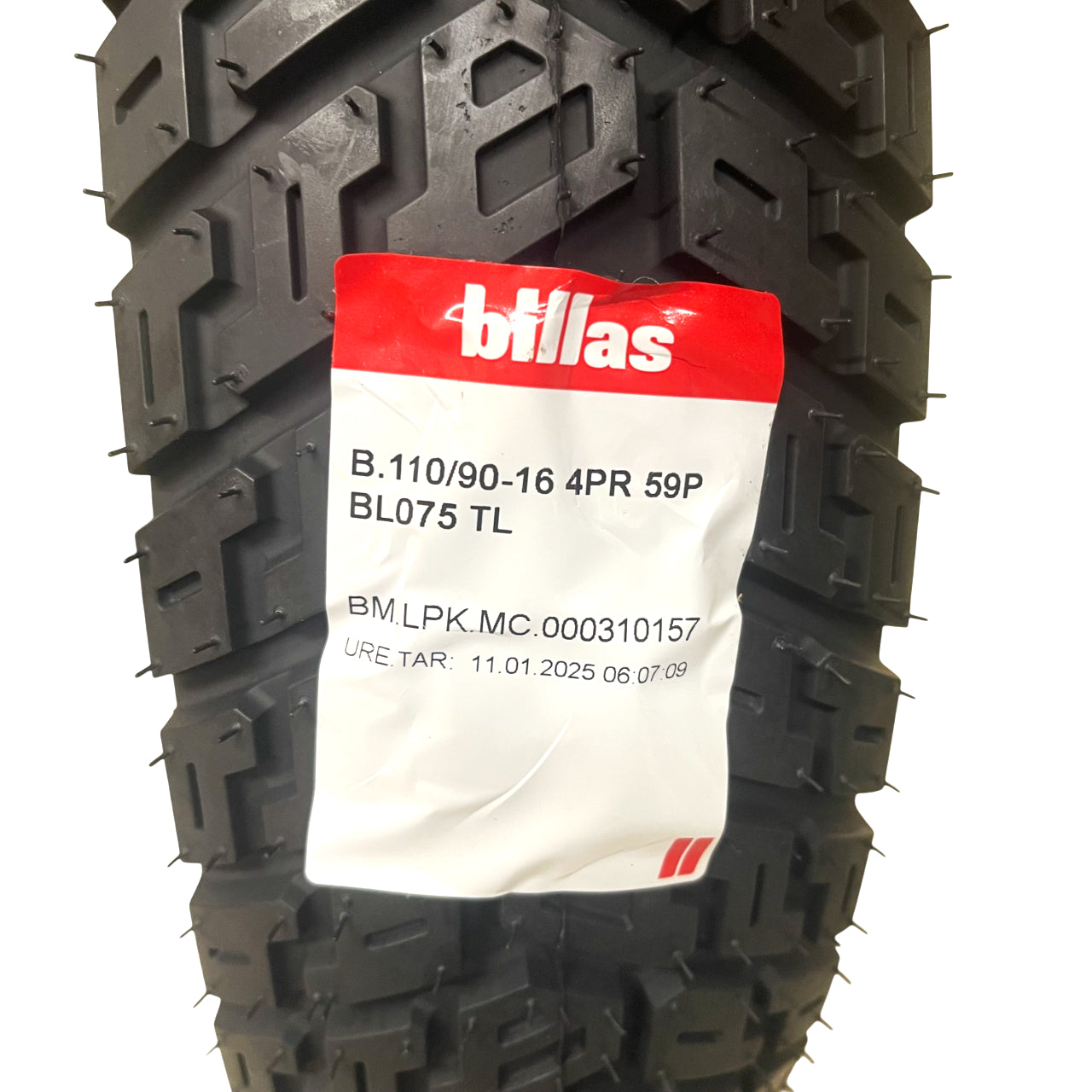 110/90-16 59P Motorcycle Tyre All Grip Universal Billas E-MARKED Year 2025 Tubeless
