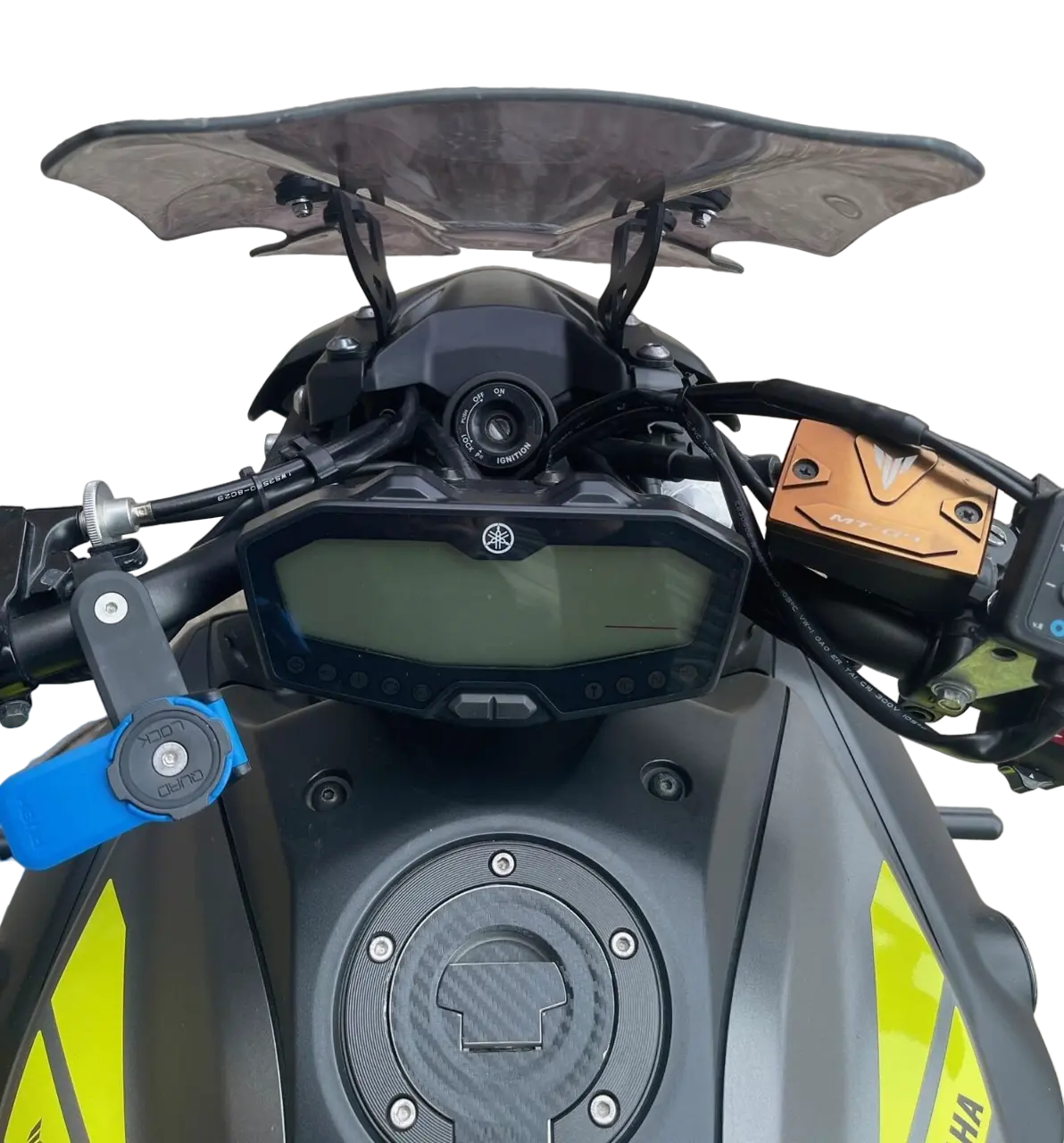 Yamaha MT07 windscreen 2018-2020 dark smoke 42 CM