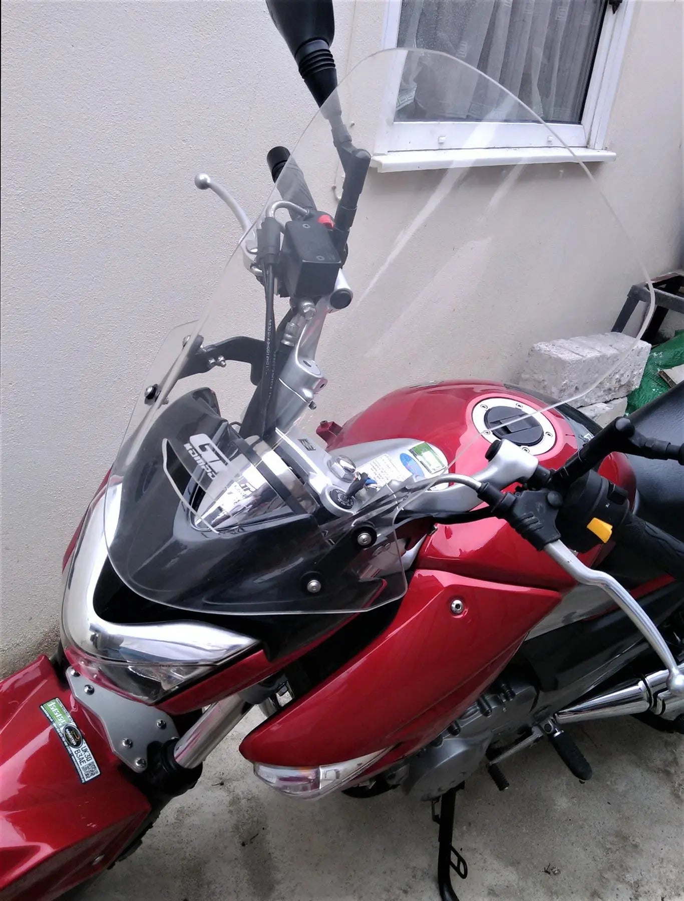 Suzuki Inazuma GW250 windscreen 48 cm 2012-16