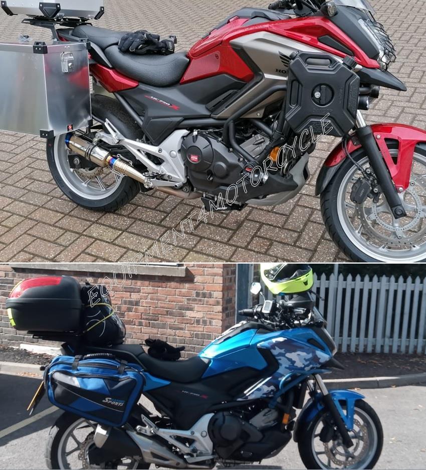 HONDA NC750X pannier racks and rear rack set 2012-2023