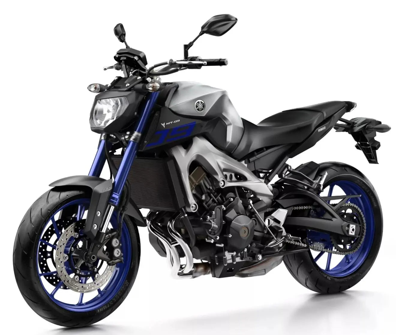 Yamaha MT-09 Tank Pad and Knee Pads Set 2013-2020 Transparent