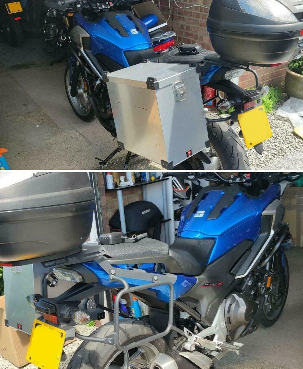 Honda NC750X pannier racks and rear rack set 21-23
