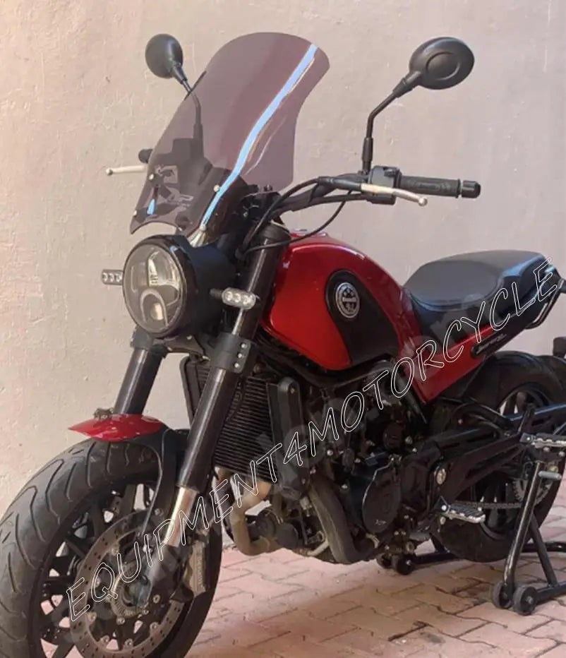 Benelli Leoncino 500 windscreen 49 cm smoke 2017-2024